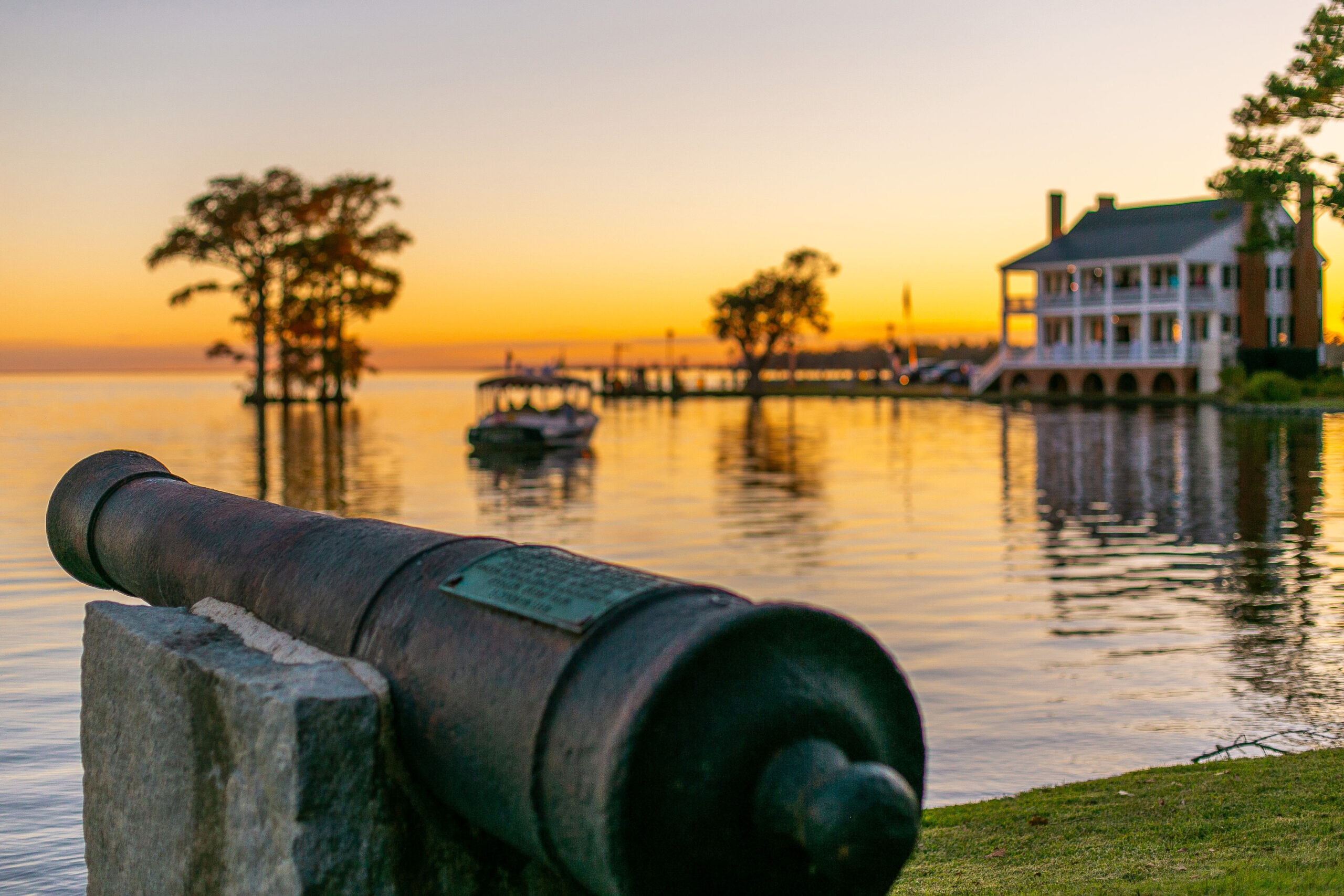Cannon on the coast of Edenton, NC