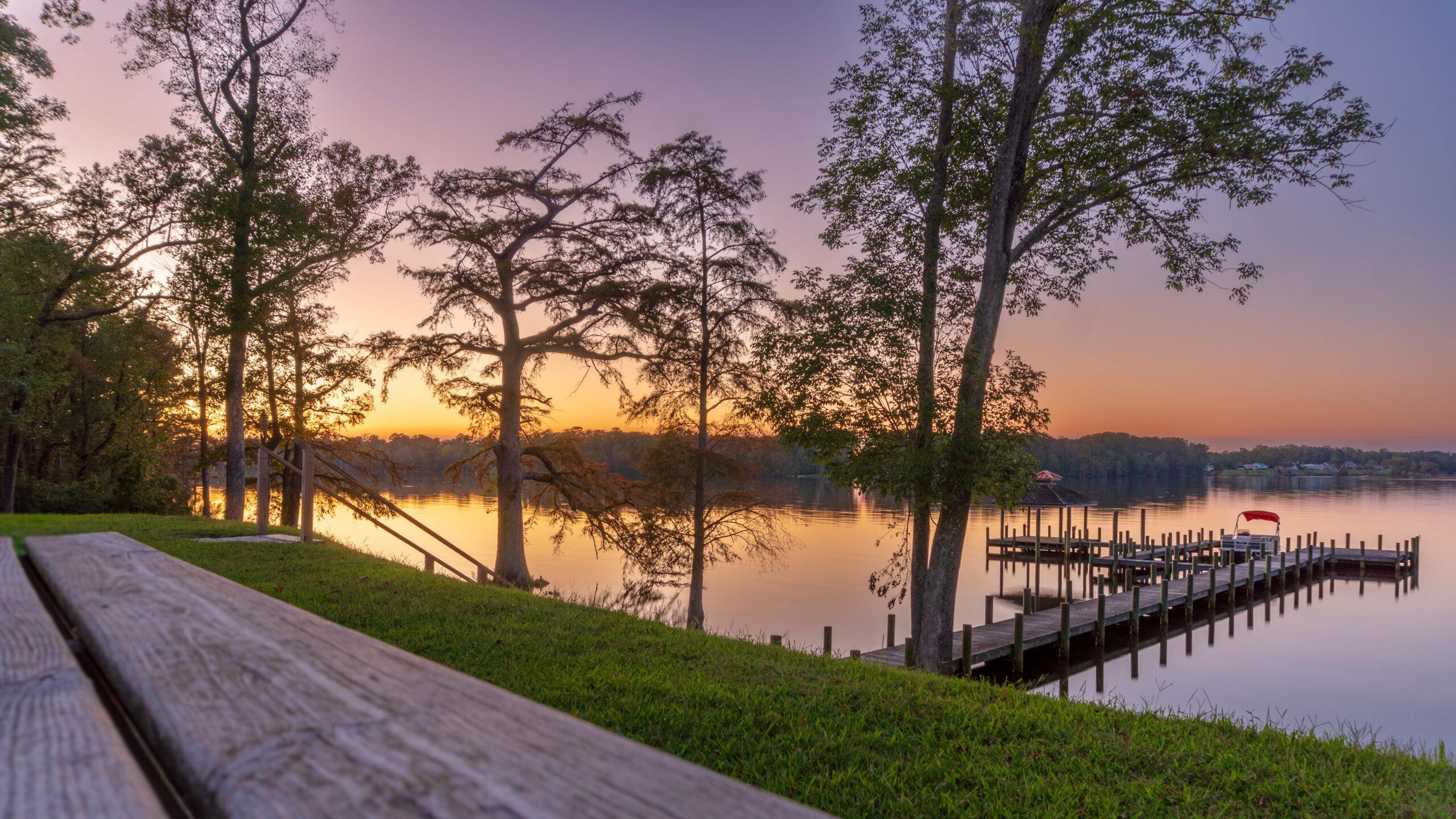 Dock at dusk