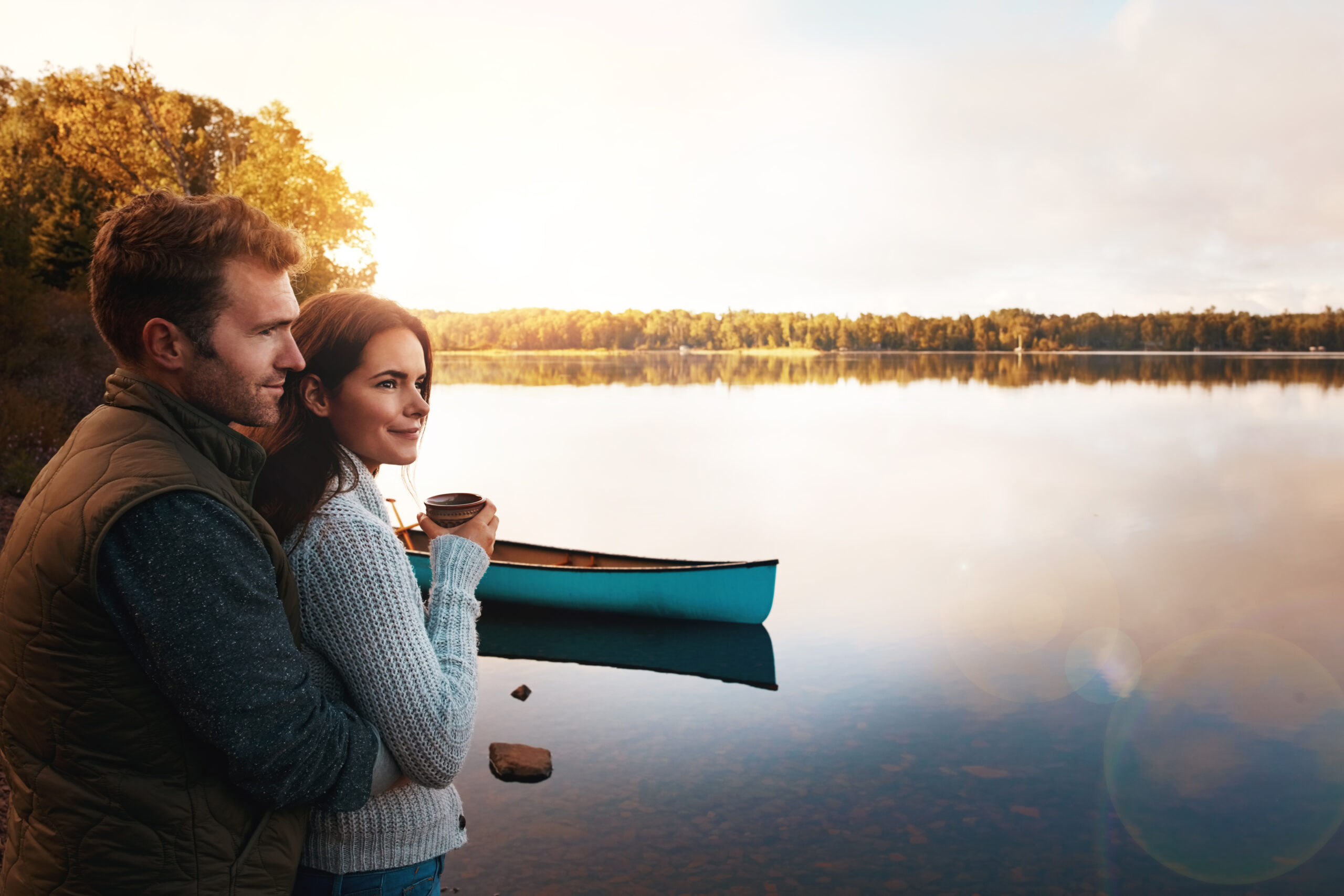 Shot of an affectionate couple on a romantic vacation